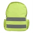 High Vis Reflective Tape Utility Safety Workwear Backpack | https://www.bestnamebadges.com