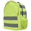 High Vis Reflective Tape Utility Safety Workwear Backpack | https://www.bestnamebadges.com