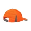 High Viz Reflective Safety Baseball Cap w/ Hook & Loop Strap | https://www.bestnamebadges.com