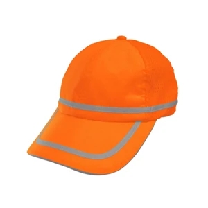 High Viz Reflective Cap Breathable Back Safety Baseball Hat | https://www.bestnamebadges.com