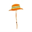 Hi Viz Reflective Trim Mesh Safety Bucket Ranger Hat | https://www.bestnamebadges.com