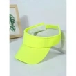 Hi-Vis Non-ANSI Hat Safety Sun Visor Cap | https://www.bestnamebadges.com