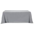 Flat Poly/Cotton 3-sided Table Cover - fits 8' standard t... | https://www.bestnamebadges.com