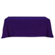 Flat Poly/Cotton 3-sided Table Cover - fits 8' standard t... | https://www.bestnamebadges.com