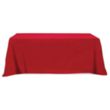 Flat Poly/Cotton 3-sided Table Cover - fits 8' standard t... | https://www.bestnamebadges.com