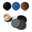 Pu Leather Round Coaster Suit | https://www.bestnamebadges.com