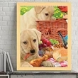 300 Pieces HD Wooden Puzzle With Photo Frame | https://www.bestnamebadges.com