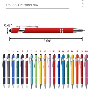 The Colorful Back End Contains Screen Touch Pen
