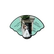 4 Part Expandable Bell Hand Fan | https://www.bestnamebadges.com