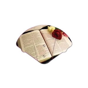 Bible Inspirational Expandable Hand Fan Stock | https://www.bestnamebadges.com