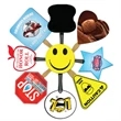 Custom Hand Fan | https://www.bestnamebadges.com