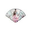 Four Part Expandable Bell Hand Fan | https://www.bestnamebadges.com