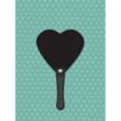 Heart Hand Fan | https://www.bestnamebadges.com
