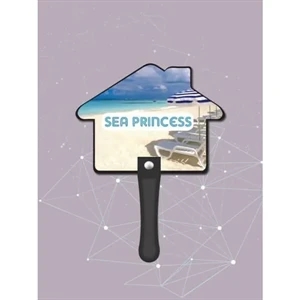 House Hand Fan | https://www.bestnamebadges.com