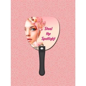 Leaf Hand Fan | https://www.bestnamebadges.com