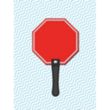 Stop Sign Hand Fan | https://www.bestnamebadges.com