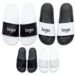 PVC Slippers Sandals Black & White | https://www.bestnamebadges.com
