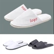 Coral Fleece Disposable Hotel Slippers | https://www.bestnamebadges.com