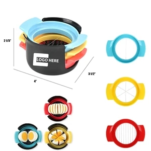 3 in 1 Multipurpose Egg Slicer Cutter w/ Custom Imprint
