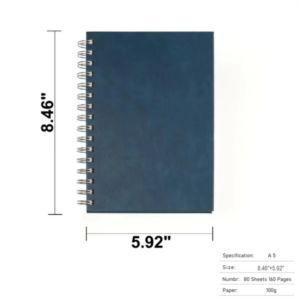 A5 Pu Leather Coil/Spiral Book