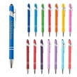 Soft Touch Screen Stylus Click Metal Ballpoint Pen  | https://www.bestnamebadges.com