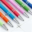 Soft Touch Screen Stylus Click Metal Ballpoint Pen  | https://www.bestnamebadges.com