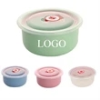 Solid Color Sealed Leak-proof Vacuum Food Storage Container | https://www.bestnamebadges.com