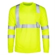 Hi Viz Class 3 170gsm Cotton Knitted Safety Pocket T-Shirt | https://www.bestnamebadges.com