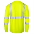 Hi Viz Class 3 170gsm Cotton Knitted Safety Pocket T-Shirt | https://www.bestnamebadges.com