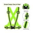 Adjustable Reflective Safety Running Hi Vis Cross Belt | https://www.bestnamebadges.com