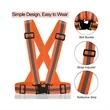 Adjustable Reflective Safety Running Hi Vis Cross Belt | https://www.bestnamebadges.com