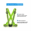 Adjustable Reflective Safety Running Hi Vis Cross Belt | https://www.bestnamebadges.com