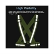 Adjustable Reflective Safety Running Hi Vis Cross Belt | https://www.bestnamebadges.com