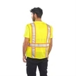 Hi Viz Two Tone Reflective Contrast Mesh Safety Vest | https://www.bestnamebadges.com