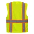 Hi Viz Two Tone Reflective Contrast Mesh Safety Vest | https://www.bestnamebadges.com