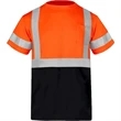 Class 3 Hi Viz Color Block Reflective Safety Pocket T-Shirt | https://www.bestnamebadges.com