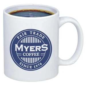 11 oz. Budget Mug - White | https://www.bestnamebadges.com