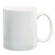 11 Oz. White Ceramic Mug | https://www.bestnamebadges.com