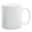11 Oz. White Ceramic Mug | https://www.bestnamebadges.com
