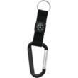 Carabiner Key Tag with Compass | https://www.bestnamebadges.com
