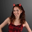 Light Up Facetted Horns LED Headbands | https://www.bestnamebadges.com