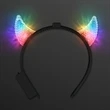 Light Up Facetted Horns LED Headbands | https://www.bestnamebadges.com