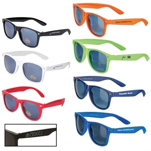 Blues Retro Style Sunglasses | https://www.bestnamebadges.com
