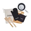 Deluxe Silicone & Bamboo Kitchen Set | https://www.bestnamebadges.com
