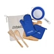 Deluxe Silicone & Bamboo Kitchen Set | https://www.bestnamebadges.com
