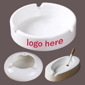 Ceramic Cigarette Ashtray With 3 Slots
