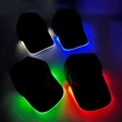 LED Light Up Baseball Cap | https://www.bestnamebadges.com