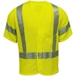 Hi Viz Segmented Class 3 Safety Hook & Loop Mesh Pocket Vest | https://www.bestnamebadges.com