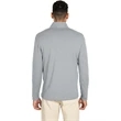 Men's Heathered Eco-Logic Stretch Quarter Zip | https://www.bestnamebadges.com