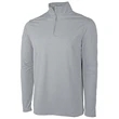 Men's Heathered Eco-Logic Stretch Quarter Zip | https://www.bestnamebadges.com